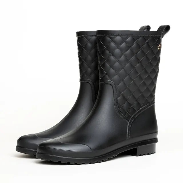 Drune | Wasserdichte Plateau Regenstiefel