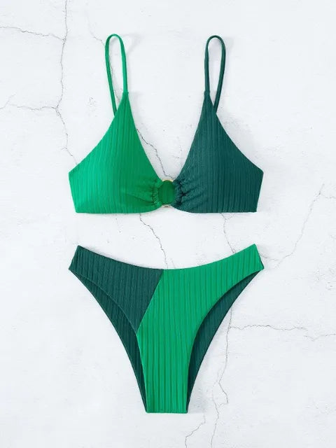 Drune | Drune | Push-Up-Bikini-Set mit Hoher Taille für Damen