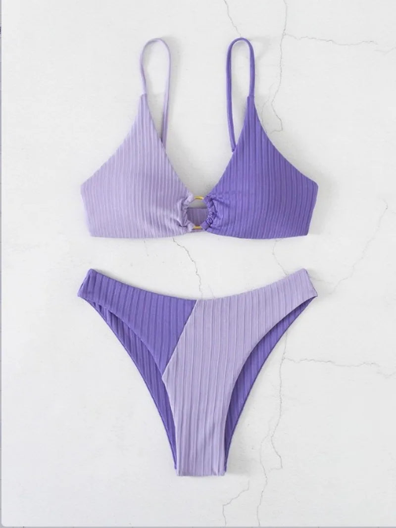 Drune | Drune | Push-Up-Bikini-Set mit Hoher Taille für Damen