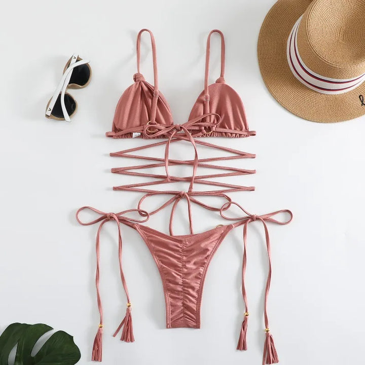 Drune | Sexy Cross String Bikini Satz