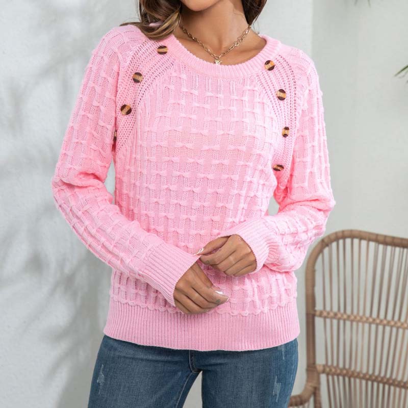 Drune | Pullover Aus Einfarbiger Strickware
