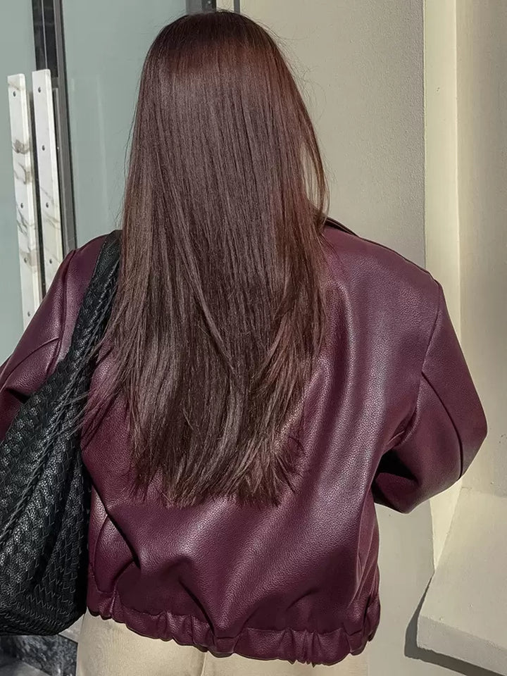 Drune | Lederjacke für Damen - modern und schick