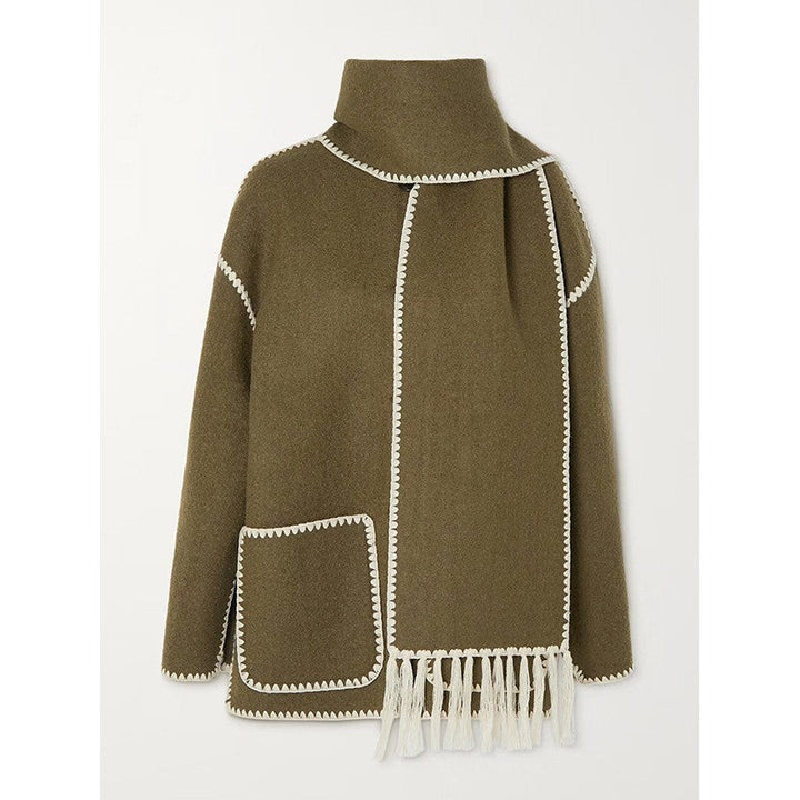 Drune | Bequeme Cape-Jacke aus Wolle