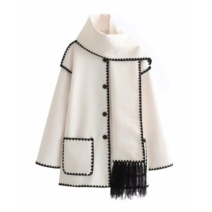 Drune | Bequeme Cape-Jacke aus Wolle