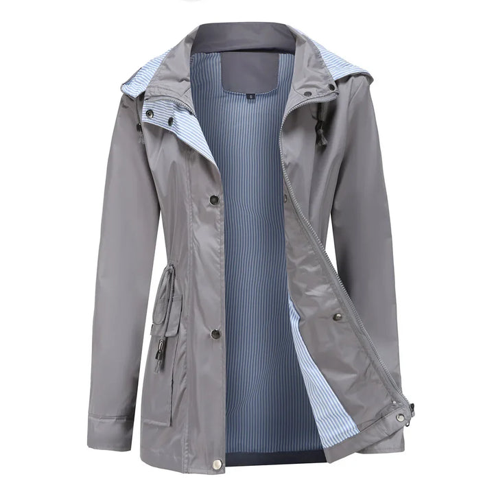 Drune | Damen Wasserfestes Windjacke mit Abnehmbarer Kapuze