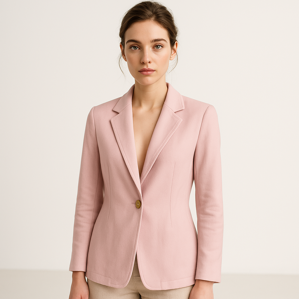Drune | Blazer Klassisch Tailliert Ein-Knopf Minimalistische Eleganz