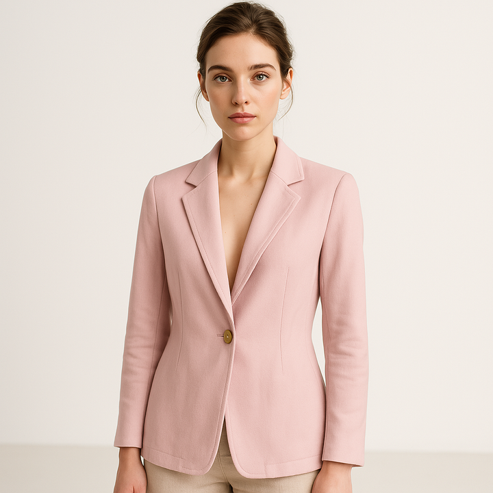 Drune | Blazer Klassisch Tailliert Ein-Knopf Minimalistische Eleganz
