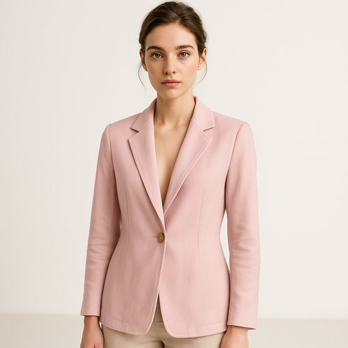 Drune | Blazer Klassisch Tailliert Ein-Knopf Minimalistische Eleganz