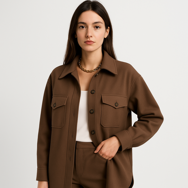 Drune | Elegante Überhemd Urbaner Stil Vielseitig und Strukturiert
