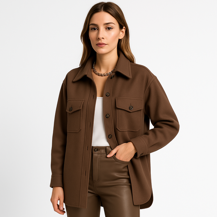 Drune | Elegante Überhemd Urbaner Stil Vielseitig und Strukturiert