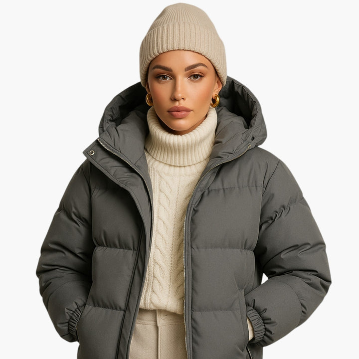 Drune | Puffer Parka - Winterjacke mit Kapuze, Daunenfüllung, Wasserdicht, Urban Outdoor