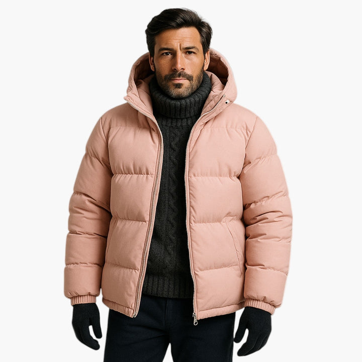 Drune | Puffer Parka - Winterjacke mit Kapuze, Daunenfüllung, Wasserdicht, Urban Outdoor