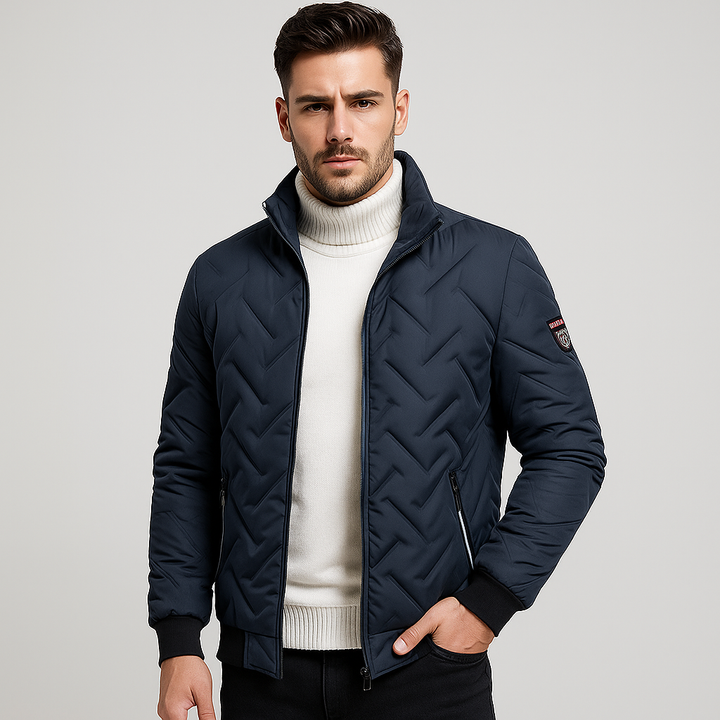 Drune | Gepolstertes Herrenjacke mit Reißverschluss