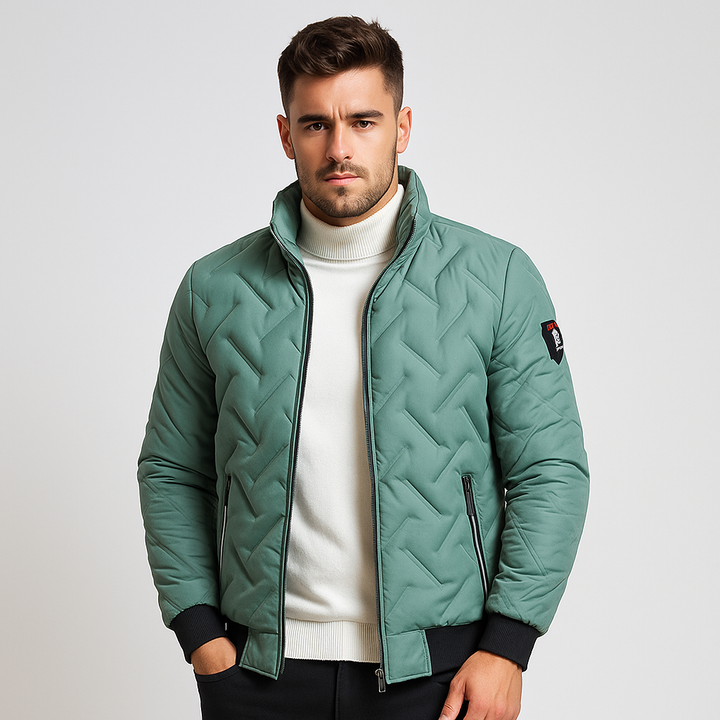 Drune | Gepolstertes Herrenjacke mit Reißverschluss
