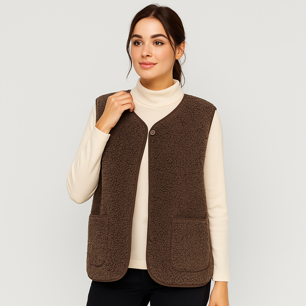 Drune | Damen Fleece-Weste im lässigen Stil