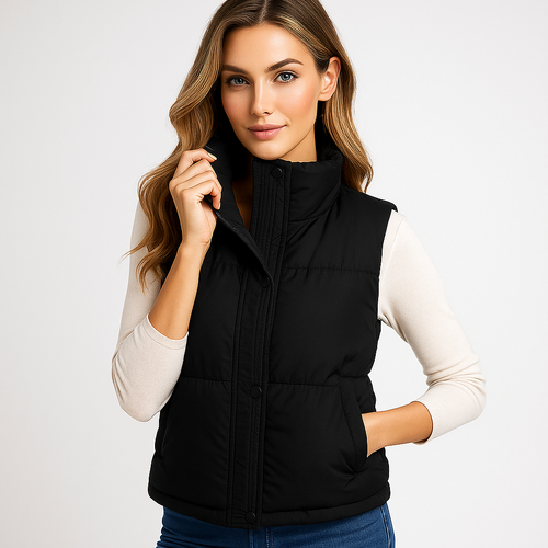 Drune | Wattiertes lässiges Gilet für Damen