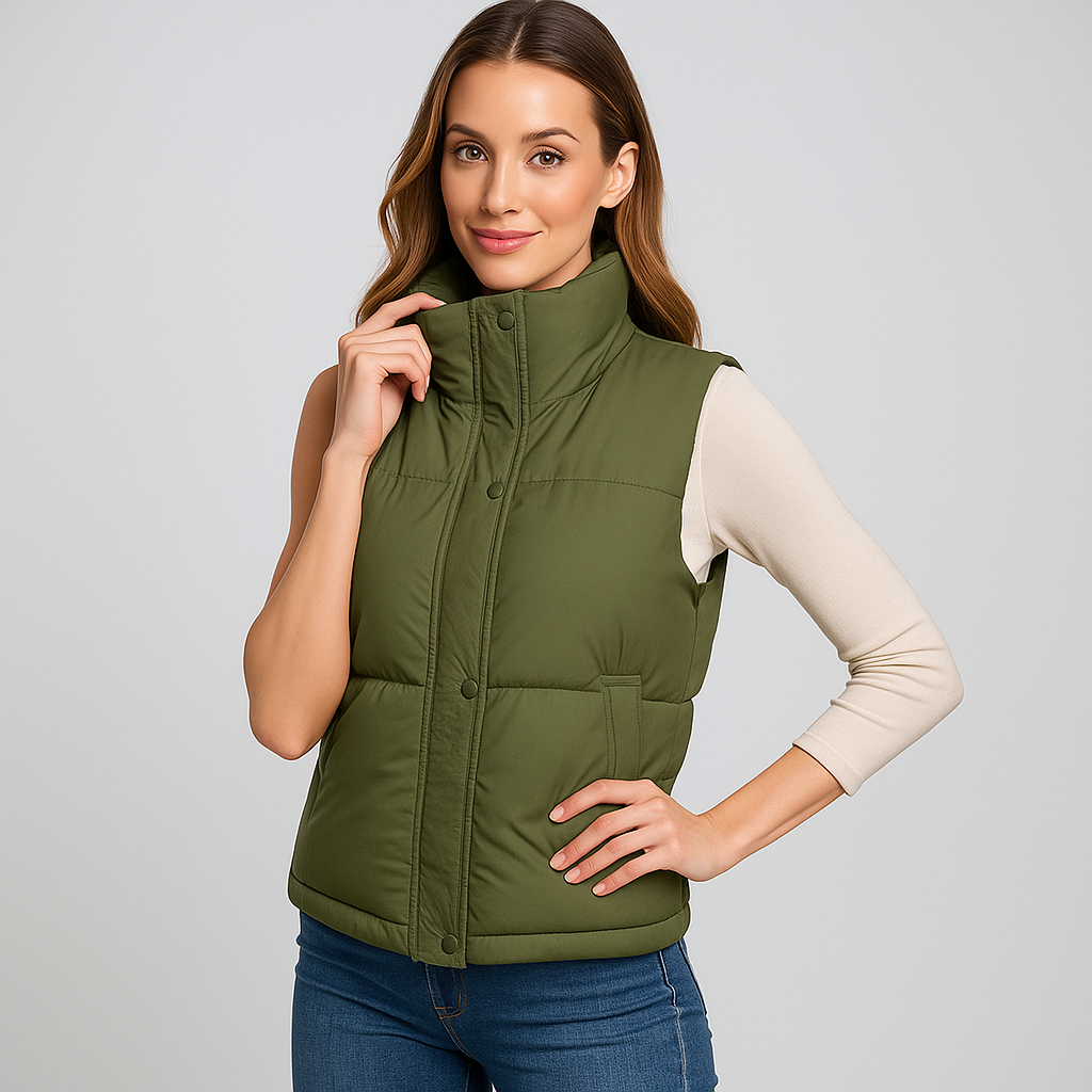 Drune | Wattiertes lässiges Gilet für Damen