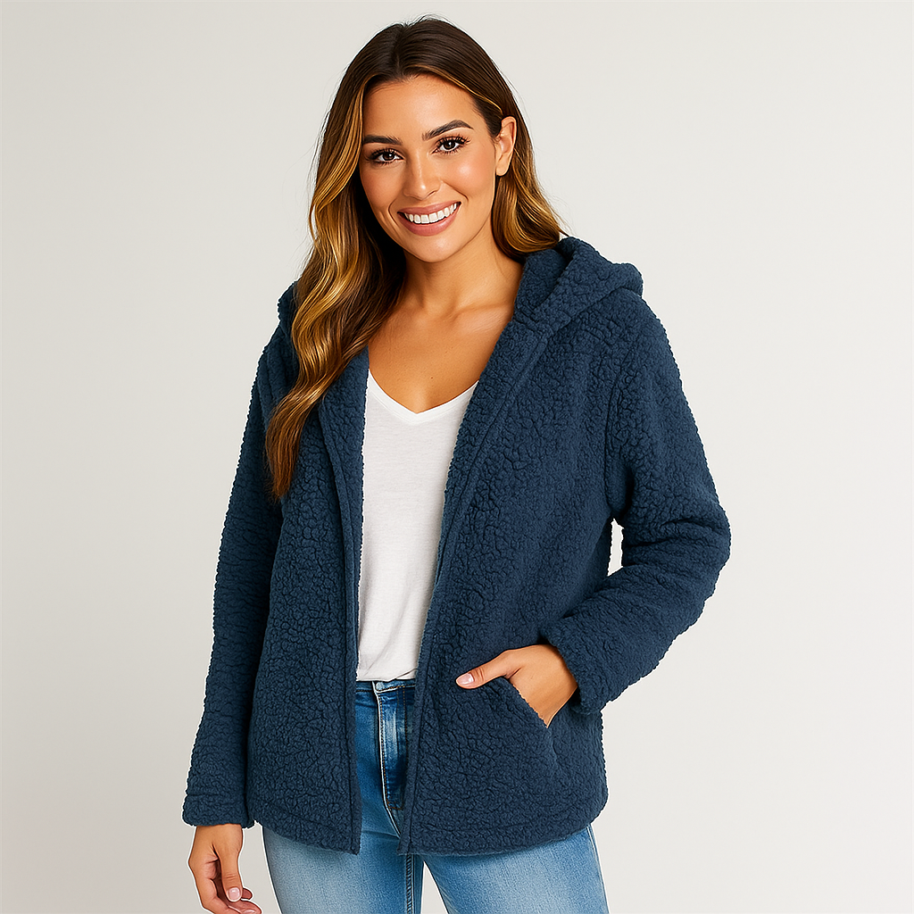 Drune | Fleecejacke mit Kapuze für Damen