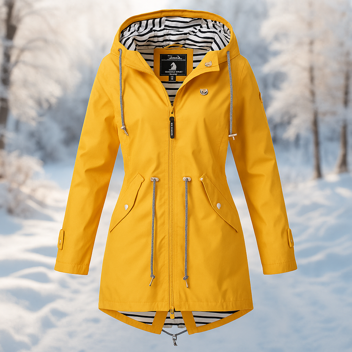 Drune | Wasserdichte Damenjacke mit verstellbarer Kapuze