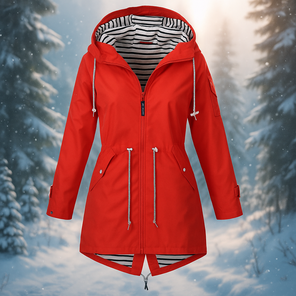 Drune | Wasserabweisende Damenjacke mit verstellbarer Kapuze Nerea
