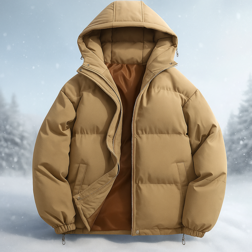 Drune | Kurze gepolsterte Jacke mit Kapuze Stilla