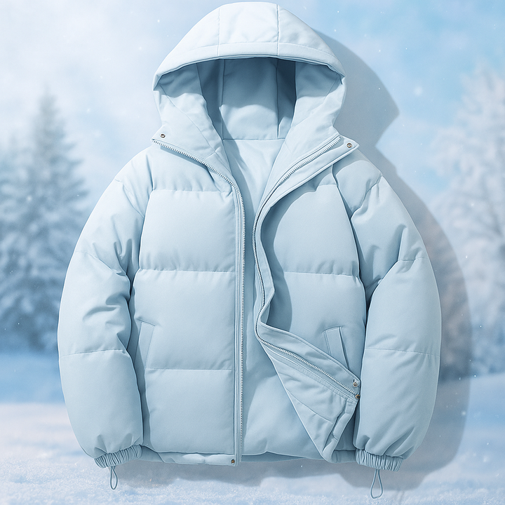 Drune | Kurze gepolsterte Jacke mit Kapuze Stilla