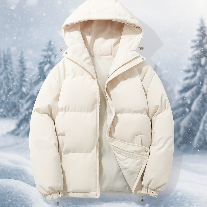 Drune | Kurze wattierte Jacke mit Kapuze