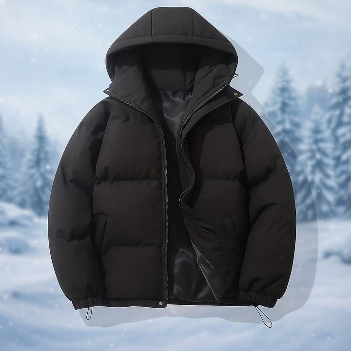 Drune | Kurze gepolsterte Jacke mit Kapuze Stilla