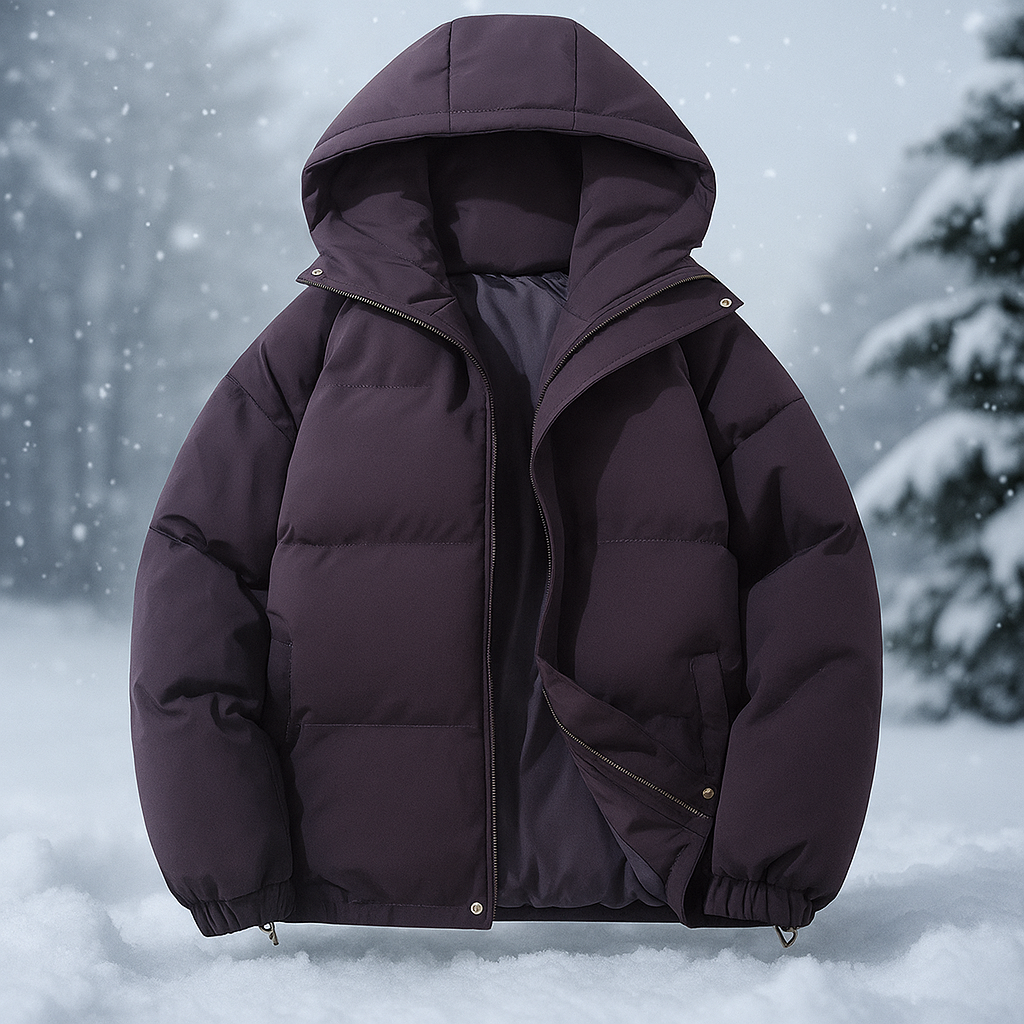 Drune | Kurze wattierte Jacke mit Kapuze