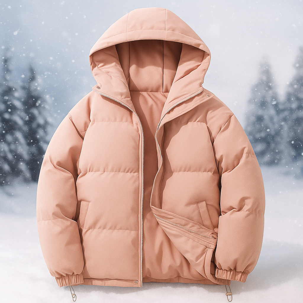 Drune | Kurze wattierte Jacke mit Kapuze