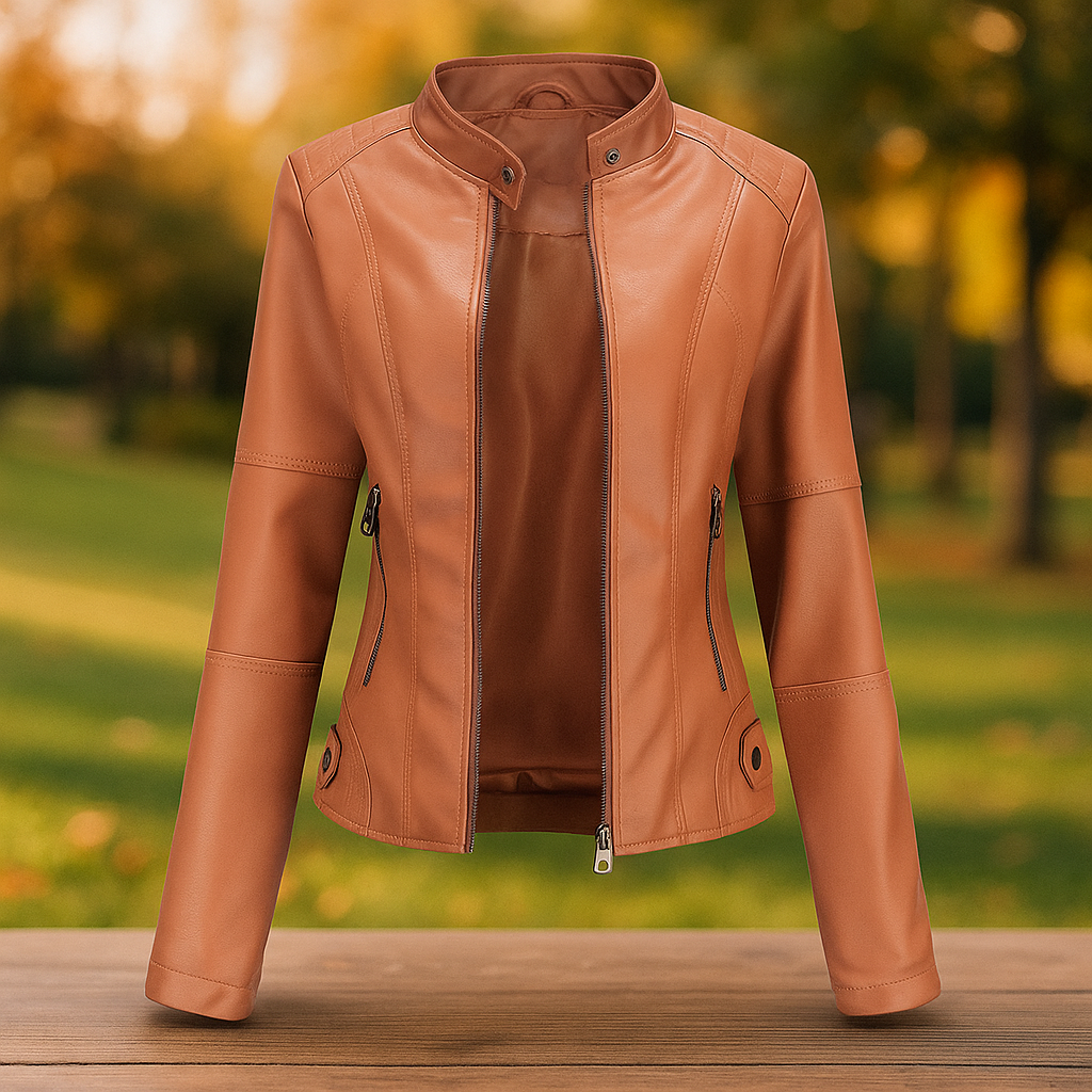 Drune | Leder Bikerjacke für Damen