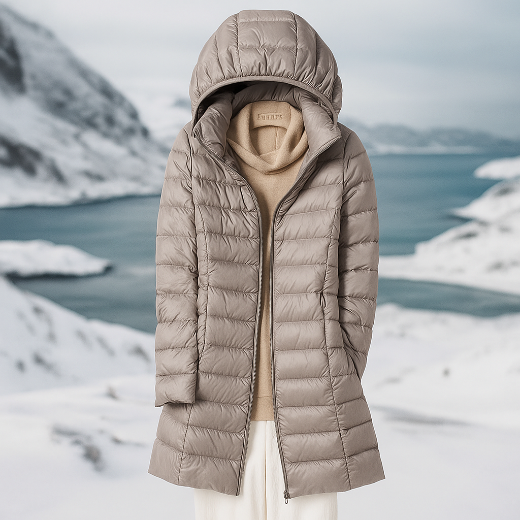 Drune | Plüsch Damenjacke mit Kapuze