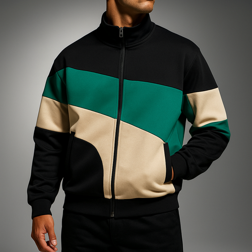 Drune | Sportjacke mit Reißverschluss und Farbblockierung - Ardan
