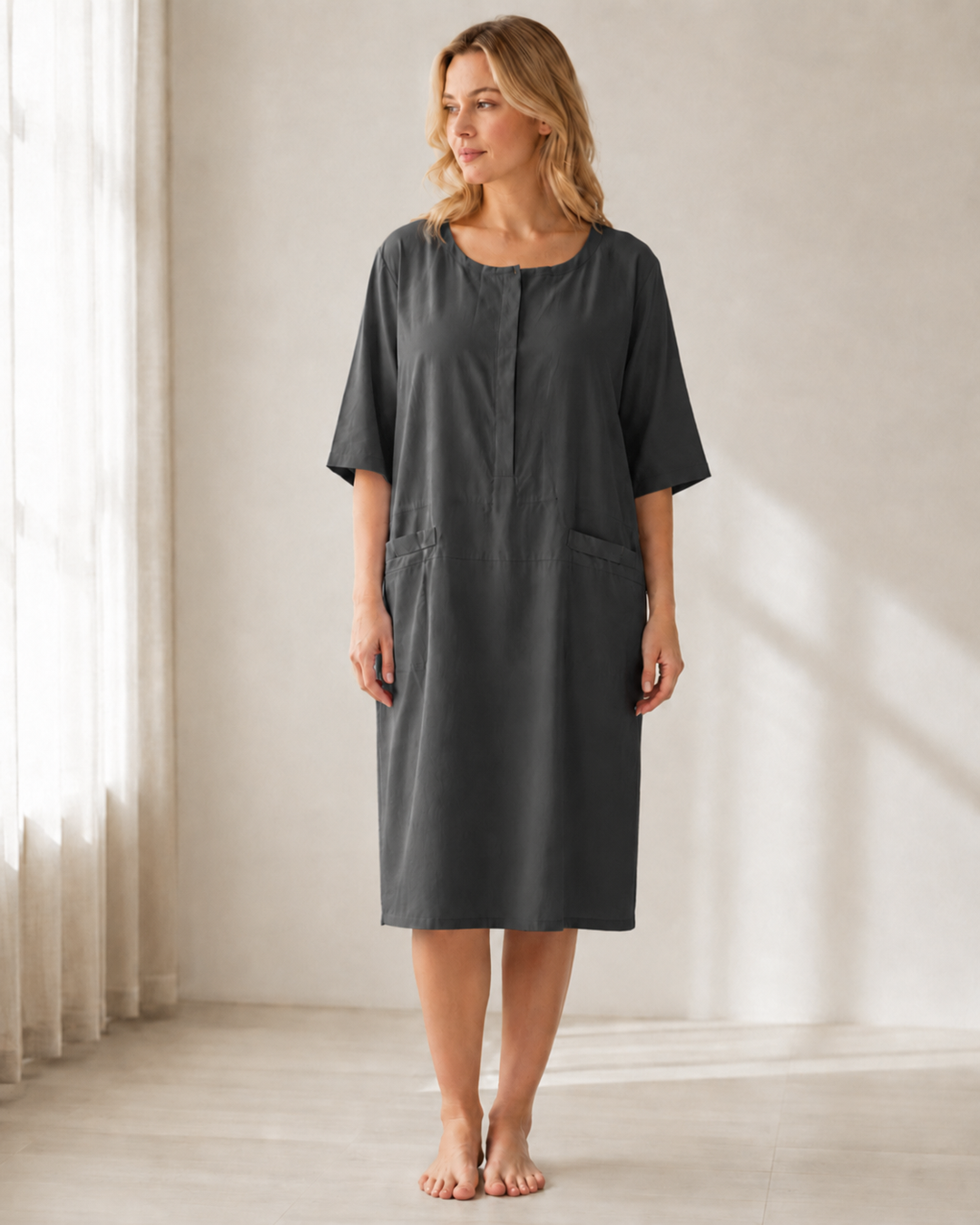 Drune | Damen Kurzarm  Kleid