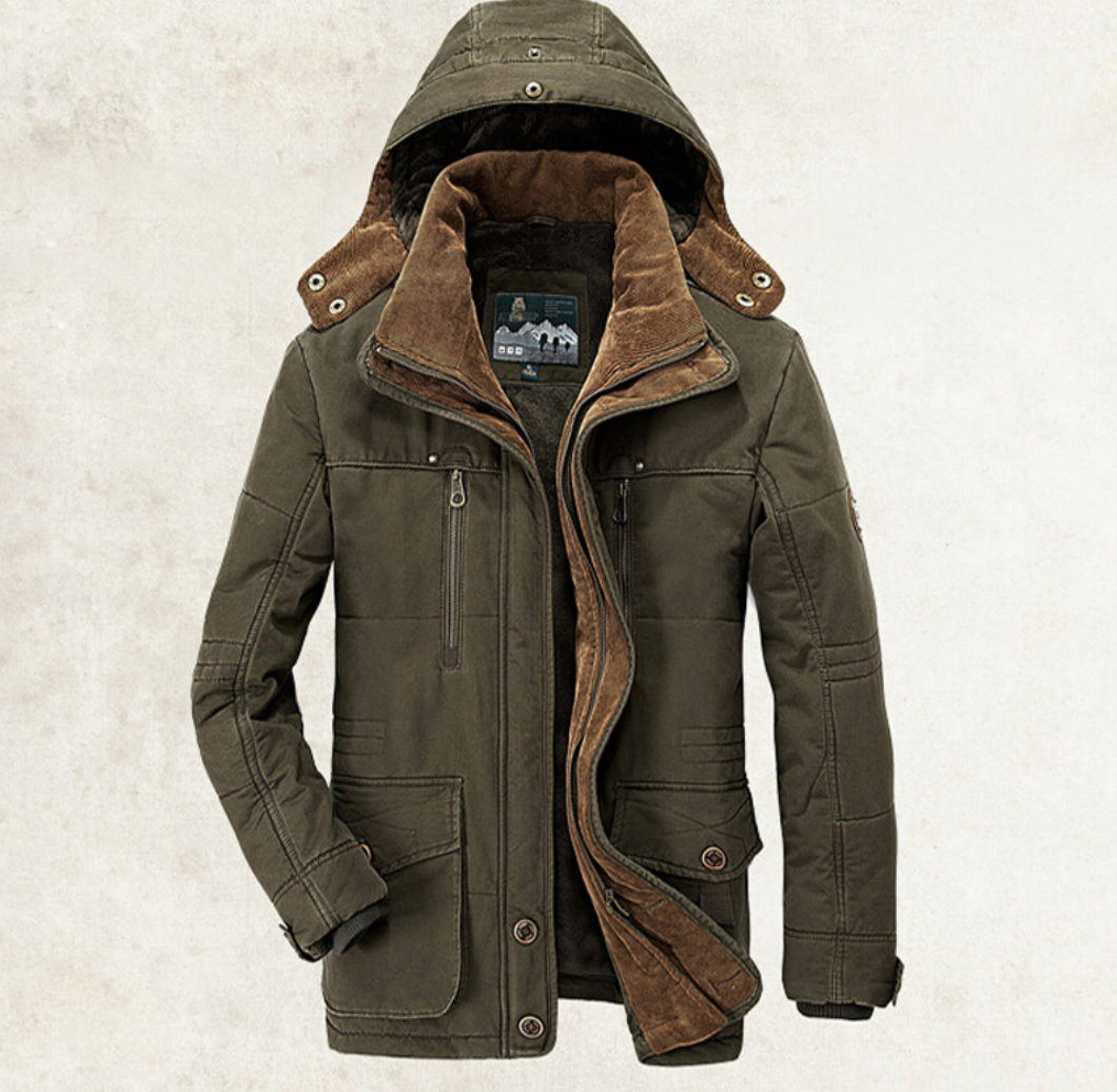 Drune | Stylische Winterjacke mit Kapuze