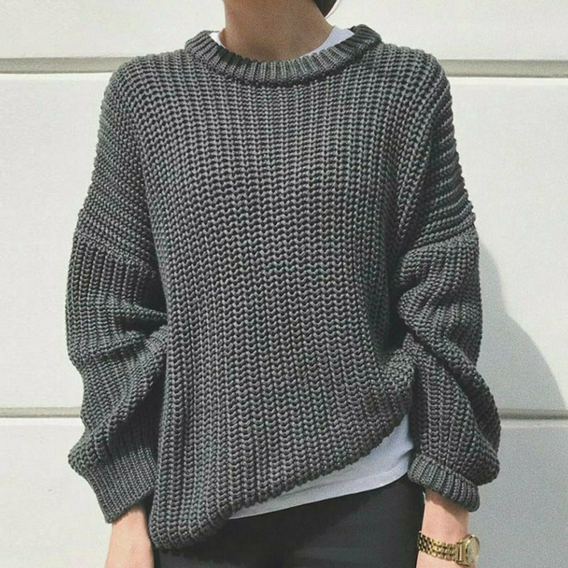 Drune | Lässiger Fester Strickpullover