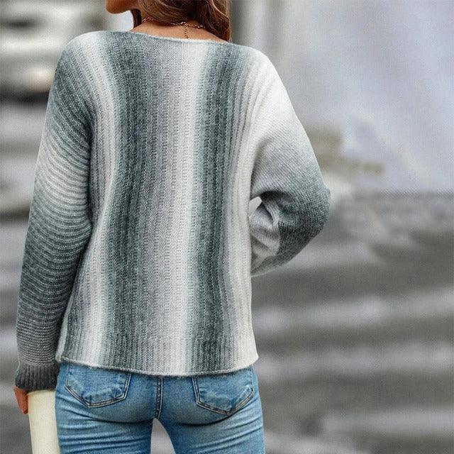 Drune | Farbverlauf-Strickpullover für Damen