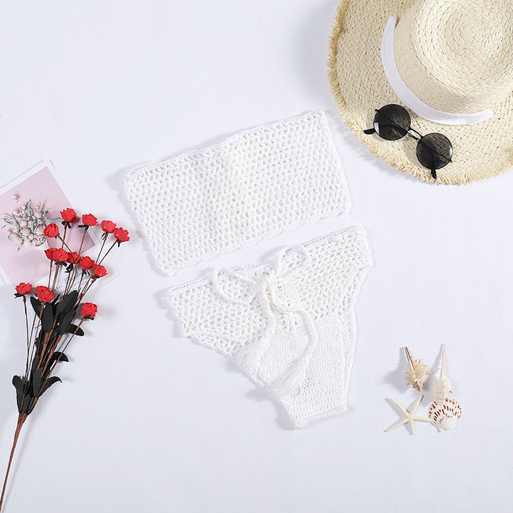 Damen Häkel-Bikini-Set mit attraktiven Akzenten Drune