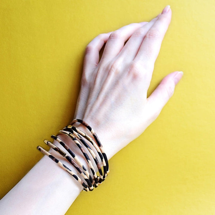 Drune | Leoparden Mehrschichtigem Lederarmband