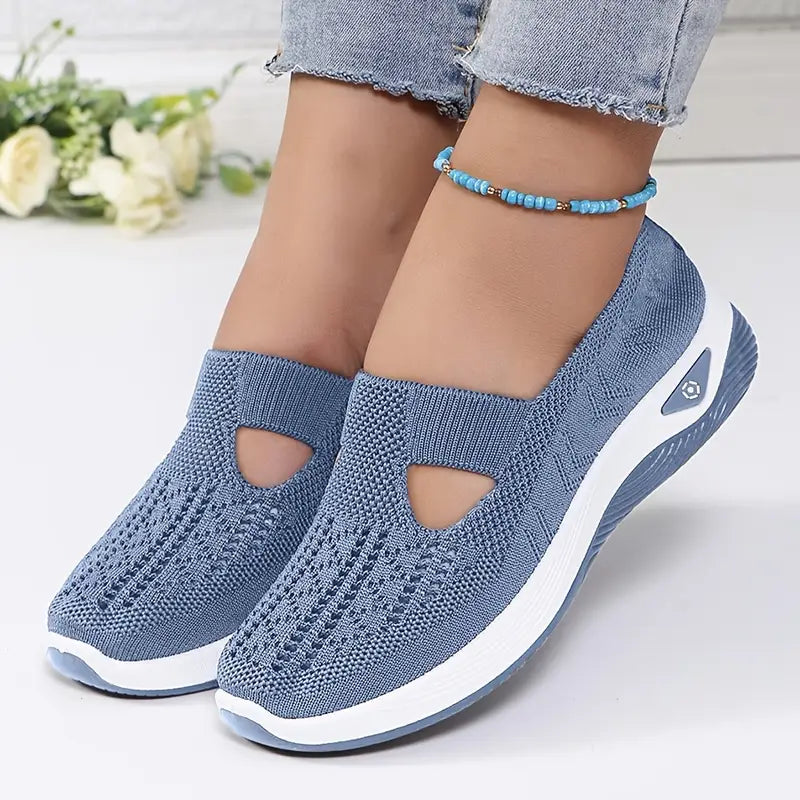Drune | Atmungsaktive Orthopädische Slip-On Sneakers für Damen