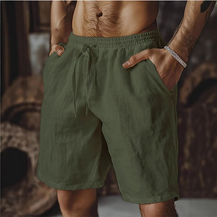 Drune | Herren-Schnürshorts aus Baumwolle