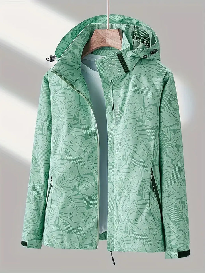 Drune | Damen Outdoor-Jacke wind- und regenfest mit abnehmbarer Kapuze | Ideal für abenteuerliche Tage