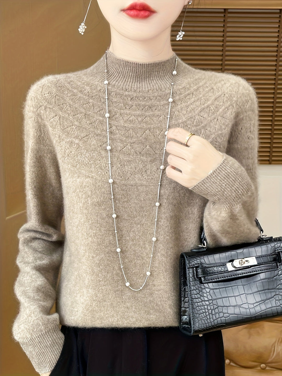 Drune | Wollstrickpullover Pullover Damen - Für den Alltag