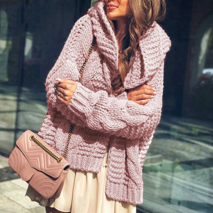 Damen Grobstrickjacke mit lässigen Oversized-Schnitt Drune