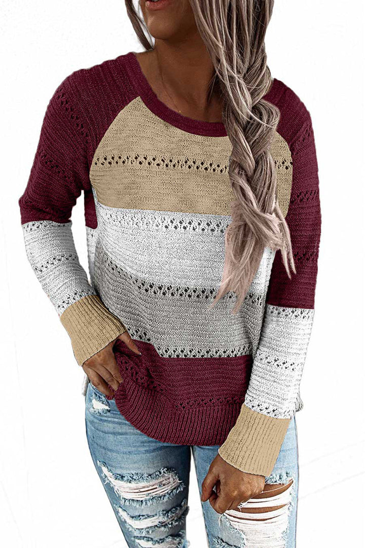 Damen Lässige Strickjacke mit Reißverschluss und Kapuze Drune