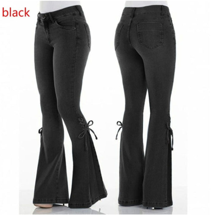 Drune-Jeans für Damen mit mittlerer Taille