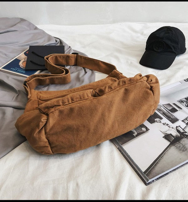 Drune | Nova Übergröße Canvas Messenger Bag