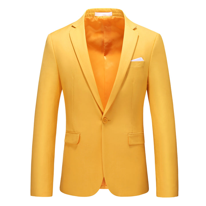 Herren nan elegantes Businesssakko Slim Fit mit schmaler Silhouette und modernem Reverskragen Drune