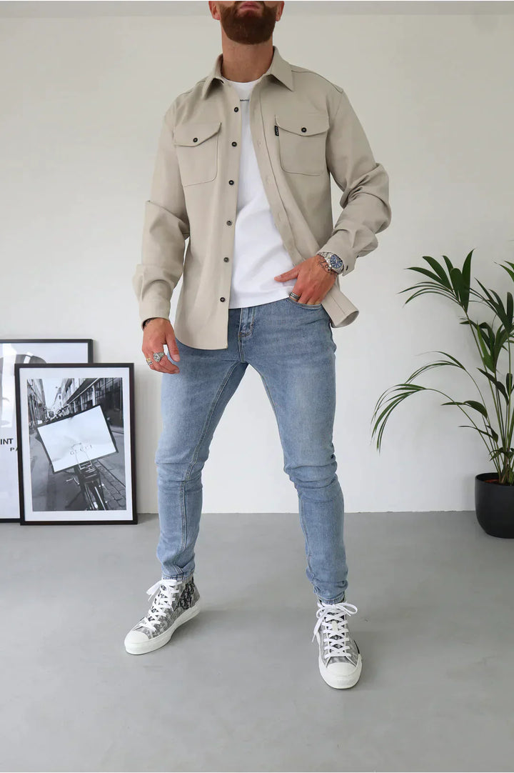 Drune | Premium-Jacke mit Knopfverschluss für Herren | Stylische und bequeme Jacke