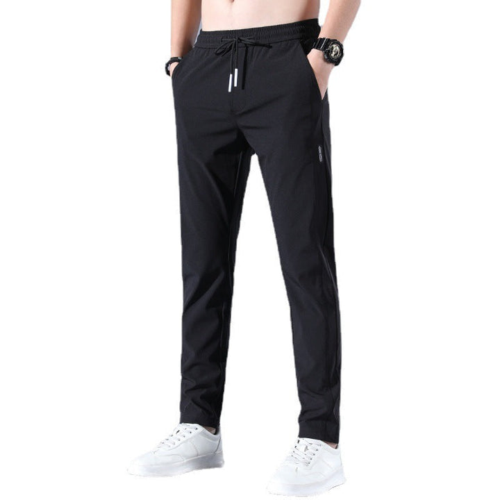 Drune | Atmungsaktive Gerade Sporthose Aus Sommer Eis Seide Für Herren
